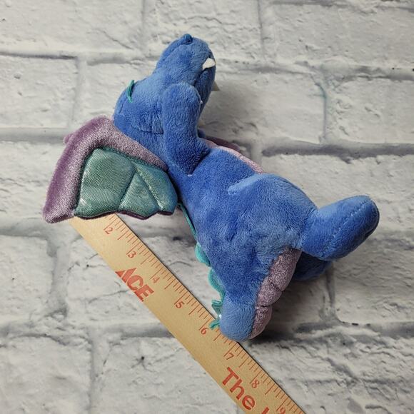 Aurora Legendary Friends 7" Blue Dragon Plush Stuffed Animal with Giggle Sounds - Picture 13 of 13